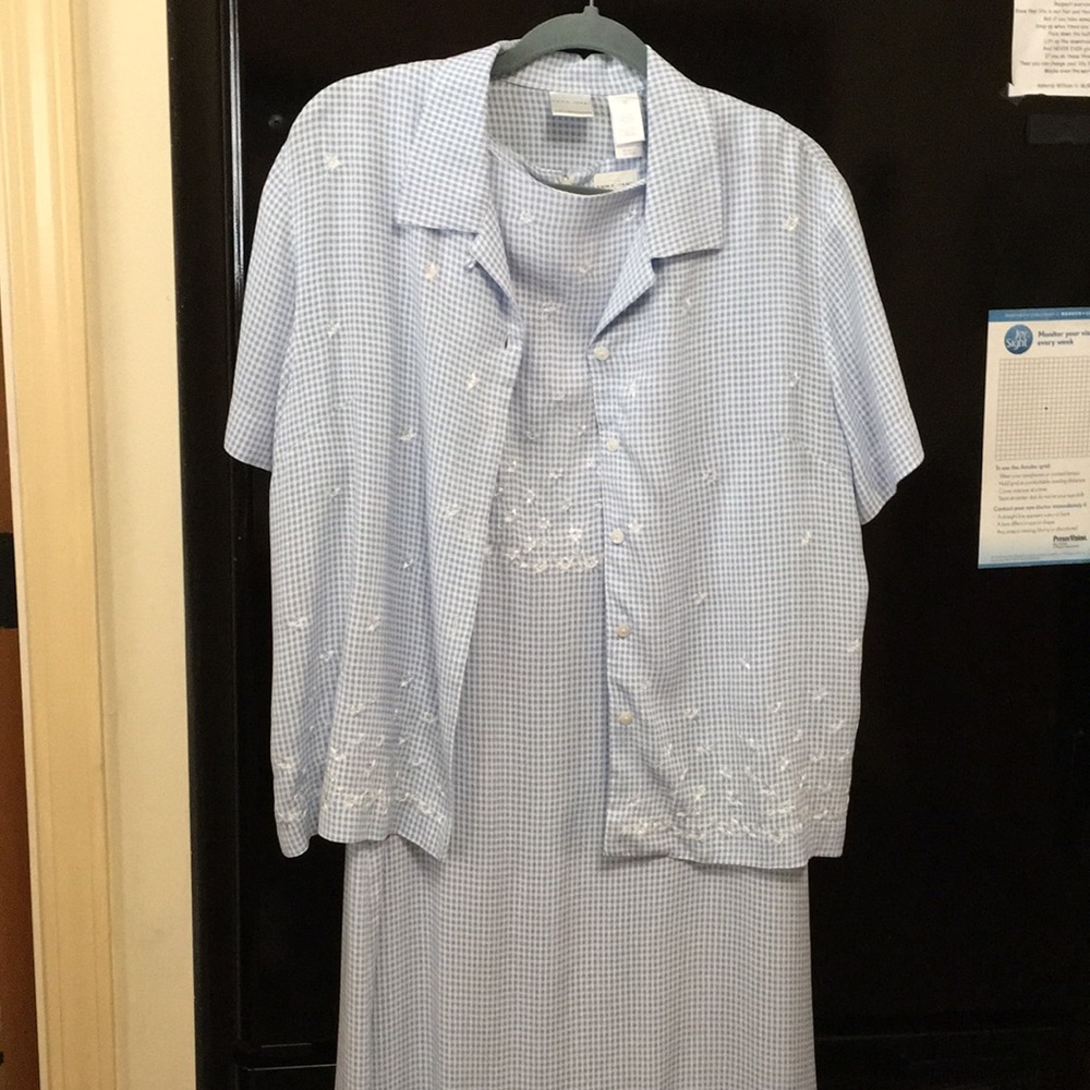 Maxi dress with jacket